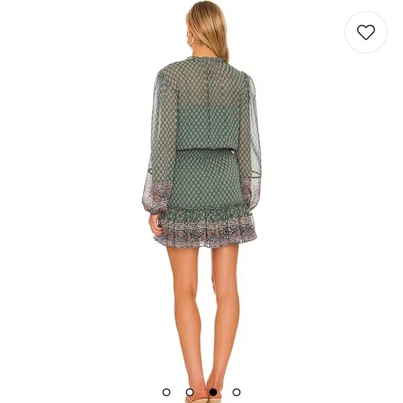 Veronica Beard Destiny Dress in Seaglass Multi - Picture 4 of 9